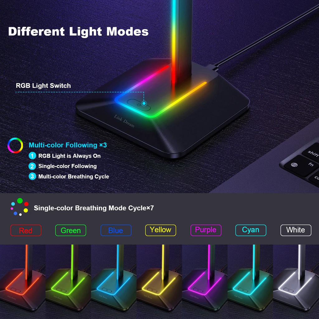 Support Casque Gaming RGB Z8
